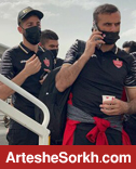 ورود پرسپولیس به اصفهان با حضور امیری