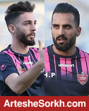 کار سخت دو مهاجم ایرانی پرسپولیس در لیگ۲۲