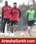 تمرین سبک پرسپولیس در روز استراحت ملی‌پوشان