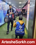 کاروان پرسپولیس در ورزشگاه آزادی