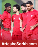تمرین امروز پرسپولیس رودرروی خبرنگاران