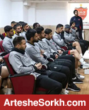 بازیکنان پرسپولیس در کلاس داوری و پزشکی